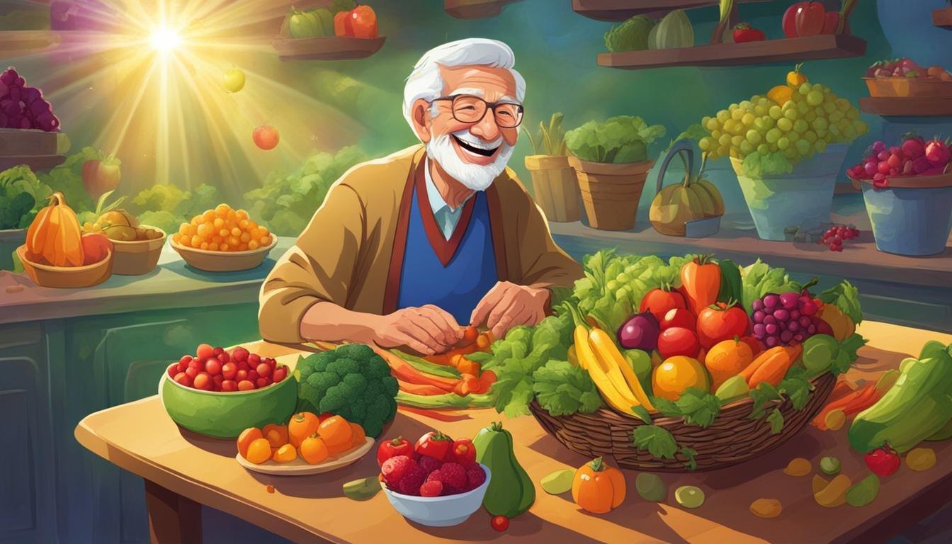 Antioxidant-rich diet for seniors