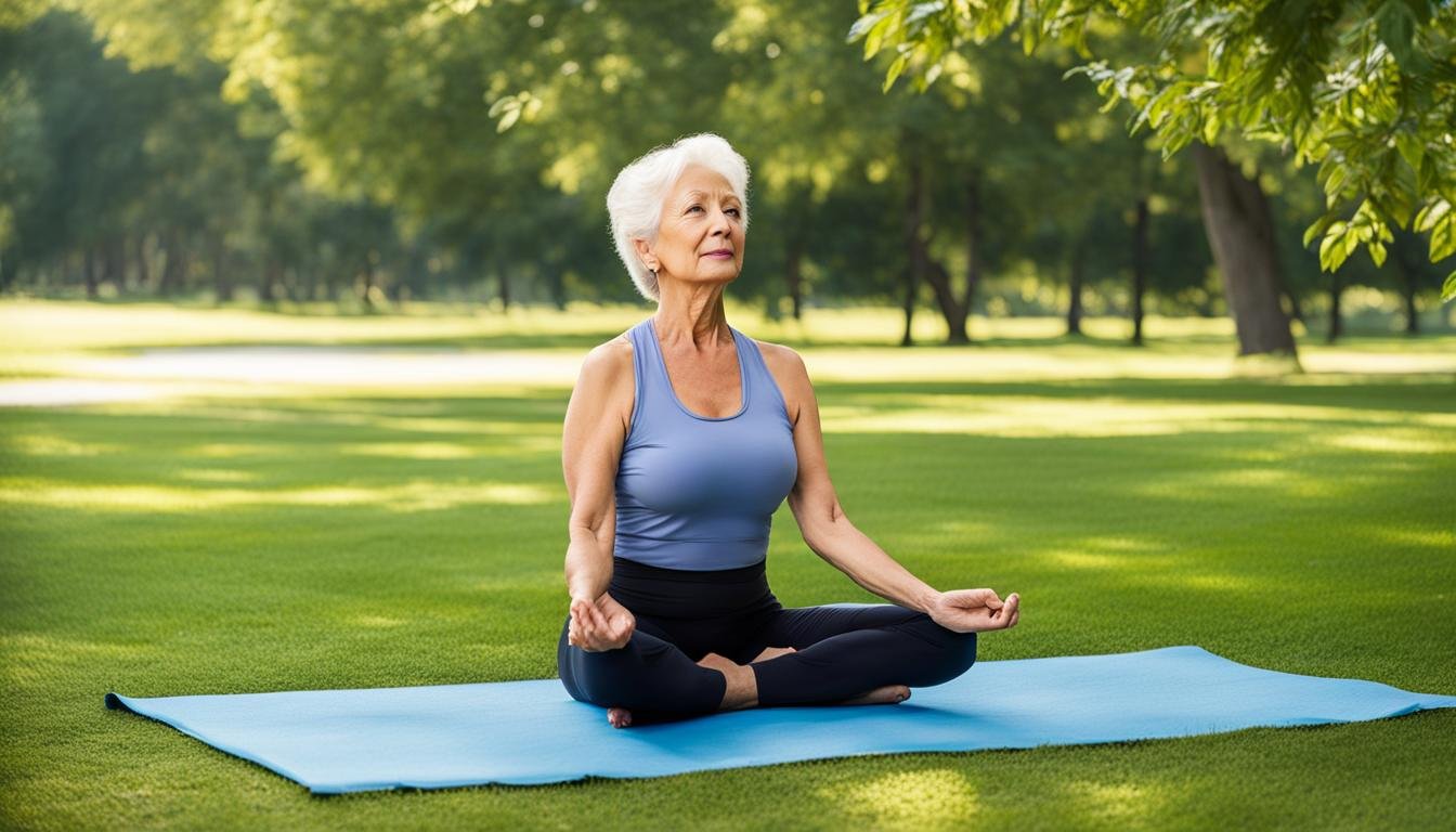 Calming Yoga for Senior Stress Relief