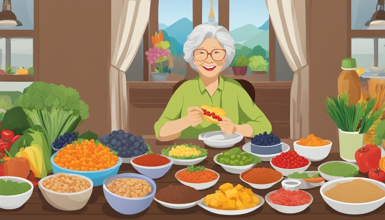 Seniors' dietary requirements for women