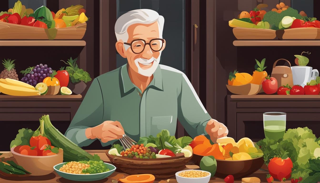 Special nutritional needs for men's aging