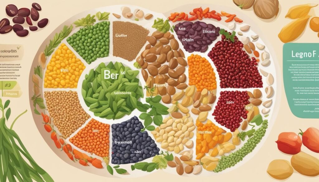 legumes nutrition table
